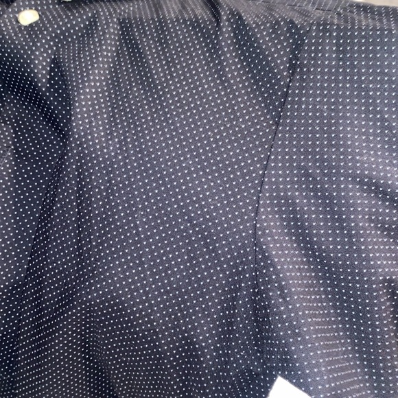 Dress shirt black with polkadots youth size 14, regular - Picture 3 of 4